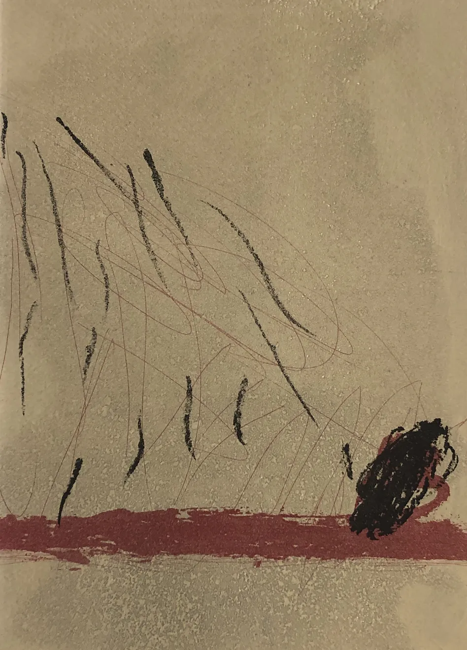 Christmas Auction 2021, LOT 164: Antoni Tàpies - Tapiès Repliquér III, 1981