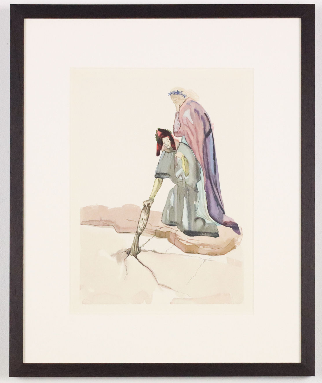 Salvador Dalí, Traitors Against Their Country (Inferno: Canto 32), 1960-64