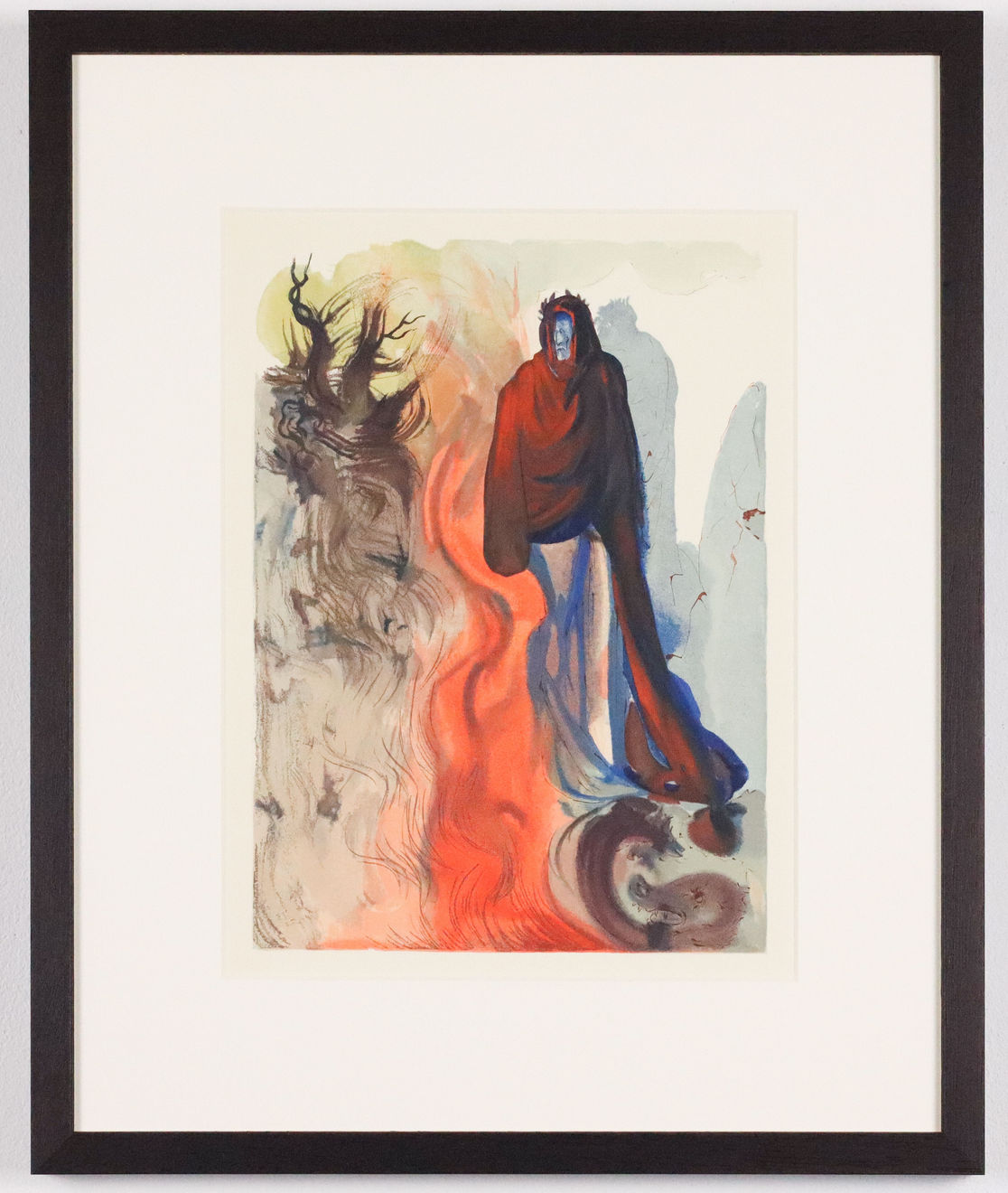 Salvador Dalí, The Ghost Spoken of (Inferno: Canto 34) , 1960-64