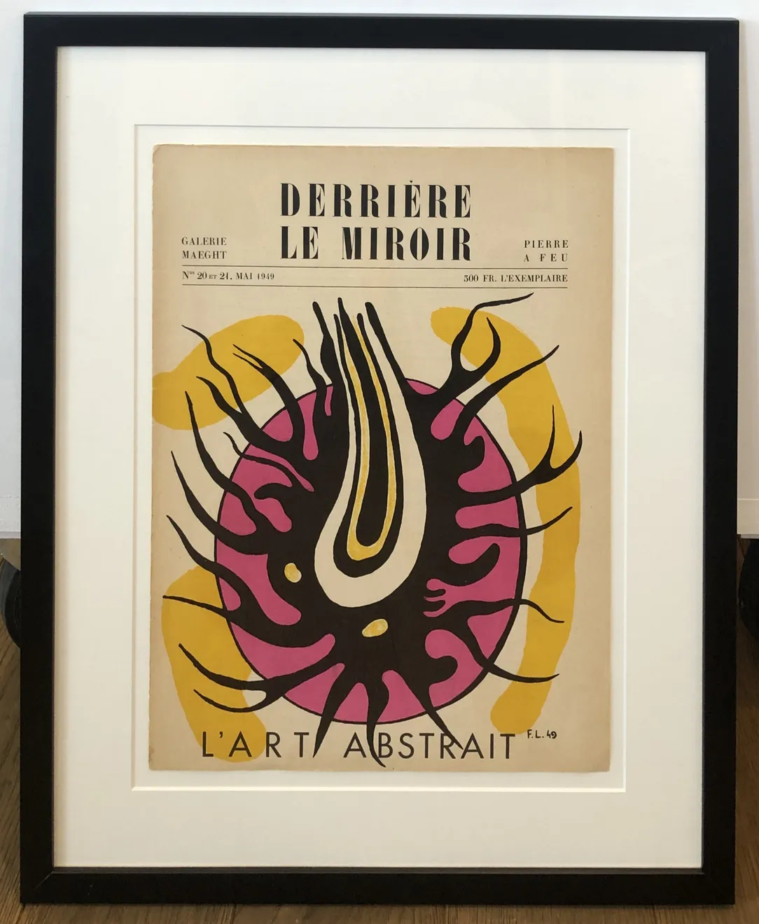 Summer Secret Bid Auction 2022, LOT 120: Fernand Léger - From ‘Derrière le Miroir - L’Art Abstrait’, 1949