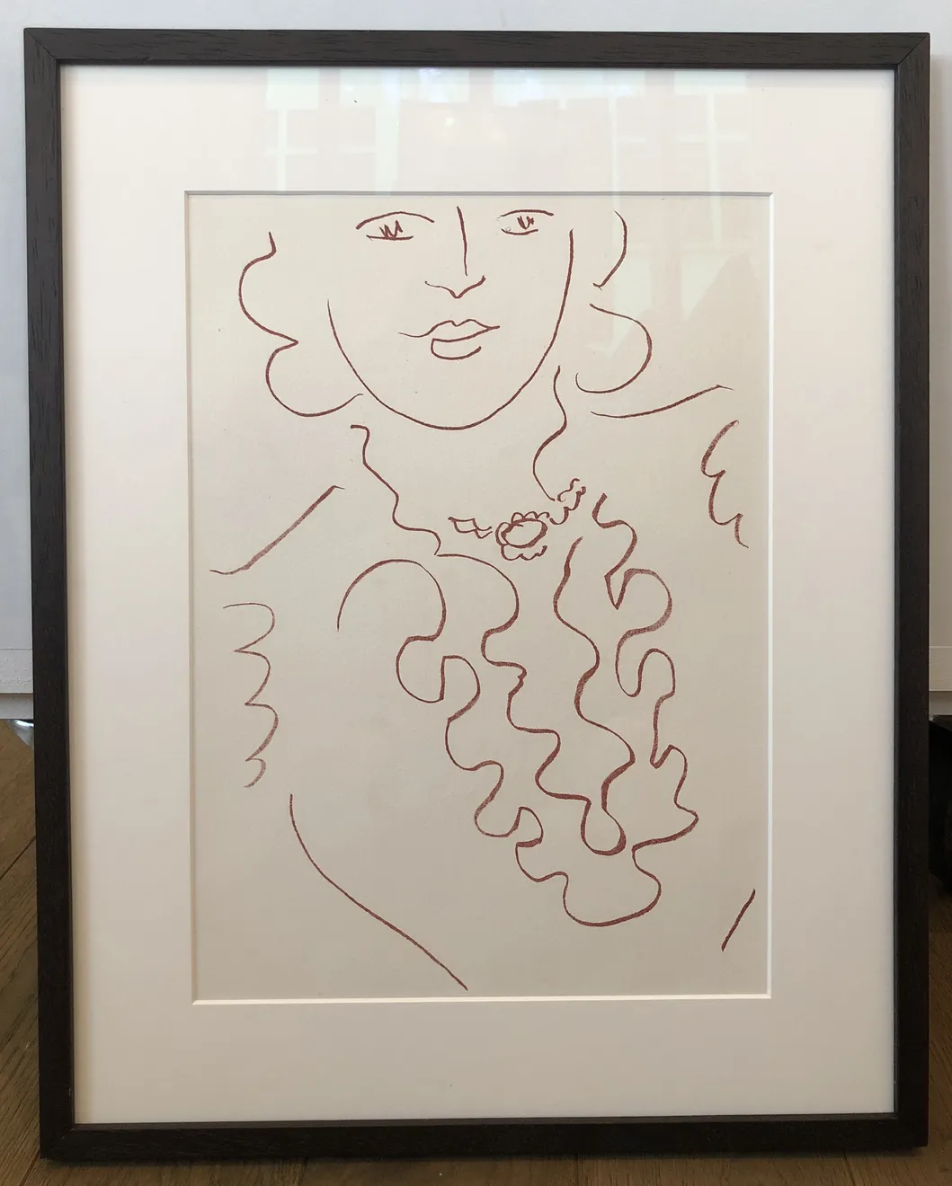 Summer Secret Bid Auction 2022, LOT 137: Henri Matisse - Plate 163 from ‘Florilège Des Amours de Ronsard’, 1948