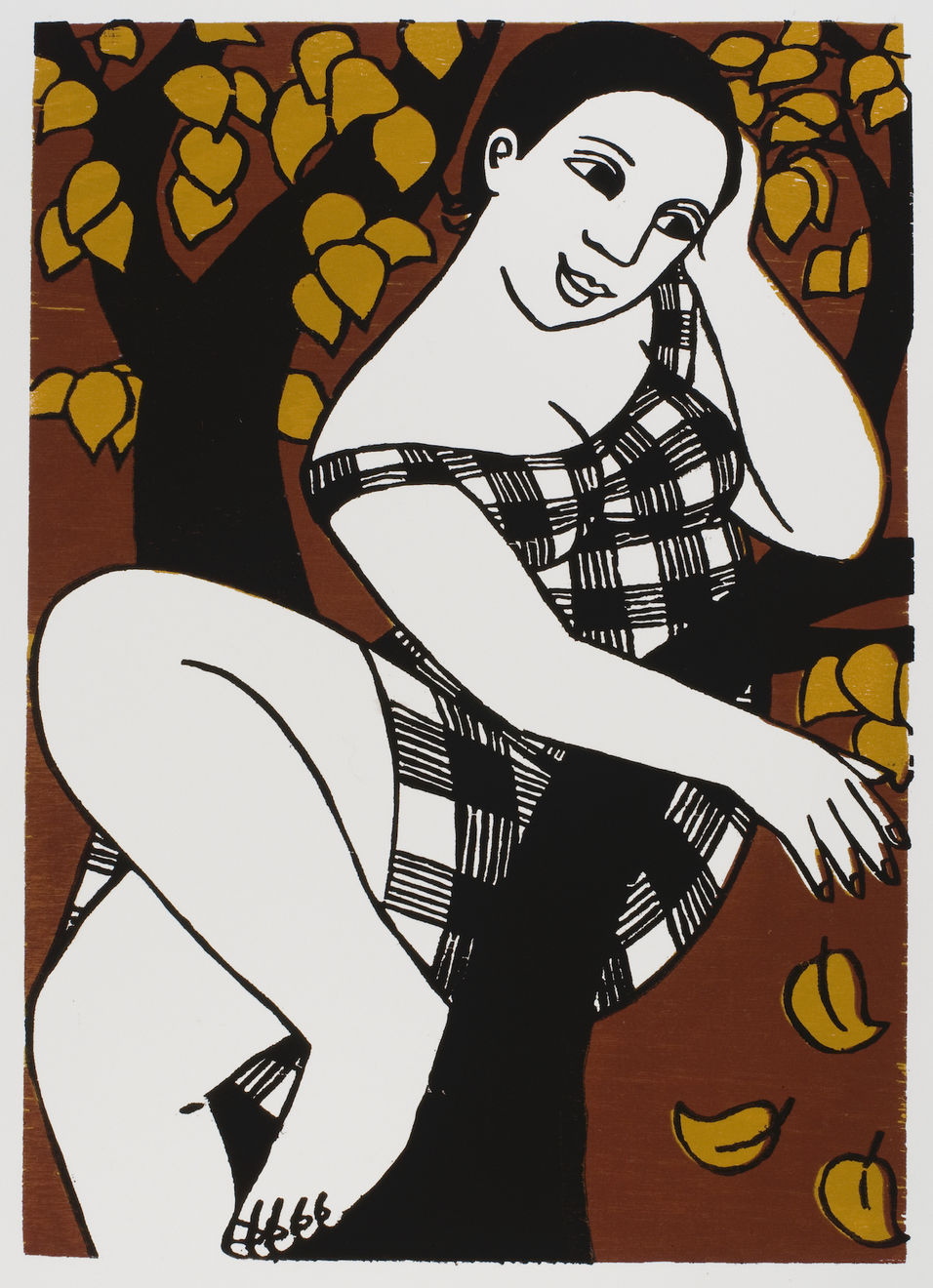 Anita Klein Studio Sale, Falling Leaves (Stage Proof), 2009