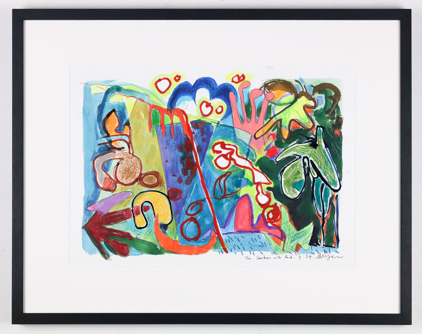 Andrew Marr, The Garden with Red, V:24, 2024