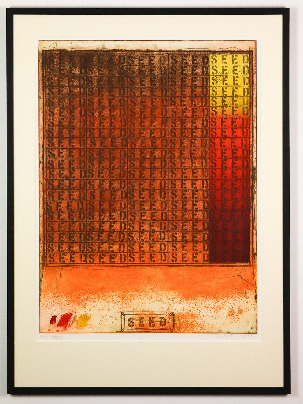 Joe Tilson, Seed Mantra, 1978