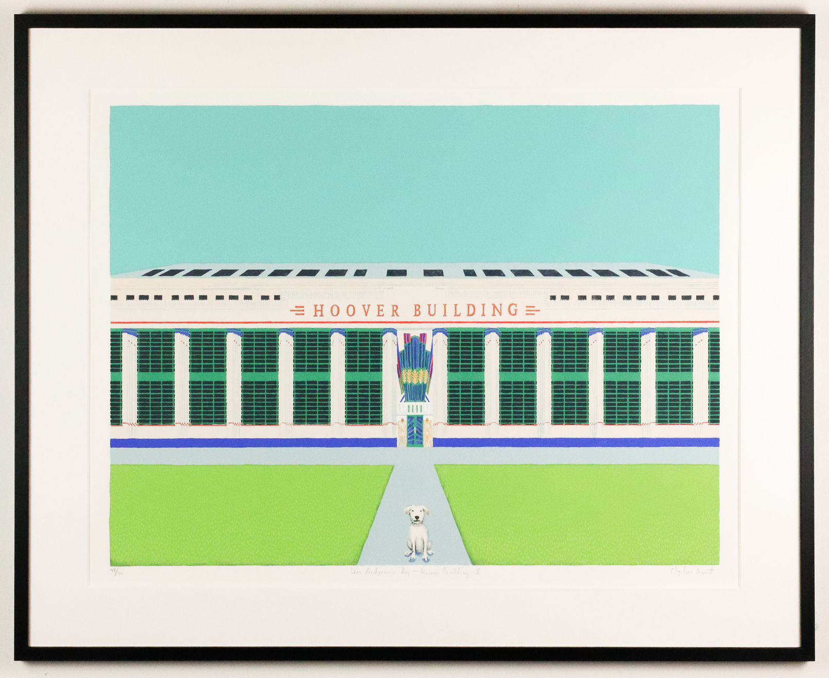 Mychael Barratt, Wes Anderson's Dog - Hoover Building II, 2021