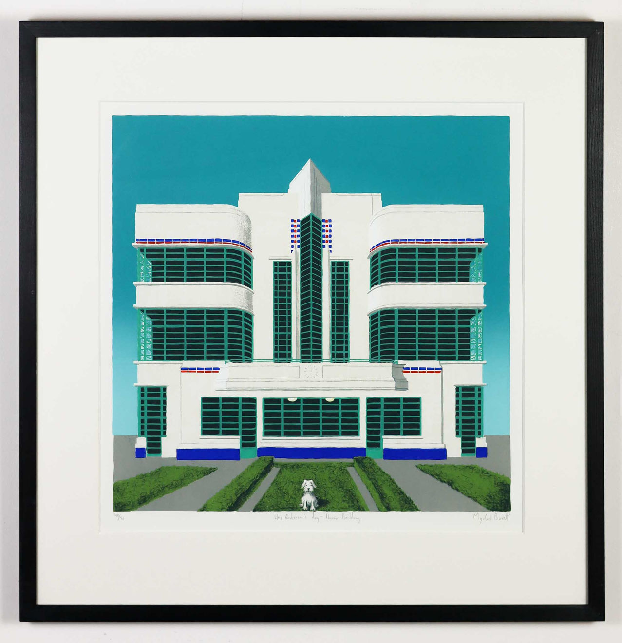 Mychael Barratt, Wes Anderson’s Dog - Hoover Building I, 2018