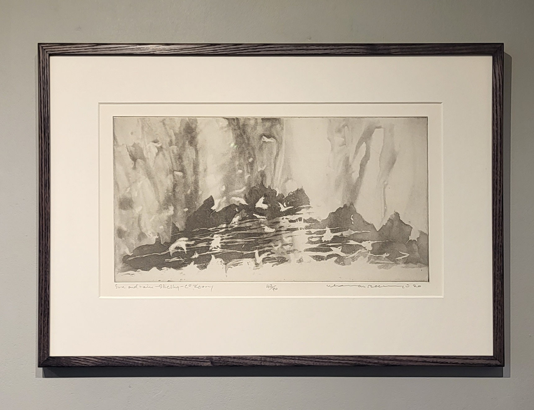 Norman Ackroyd, Sun and Rain - Skellig - Co. Kerry, 2020