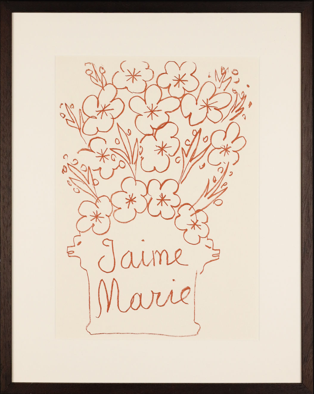 Henri Matisse, Plate 141. Florilège des Amours de Ronsard , 1948