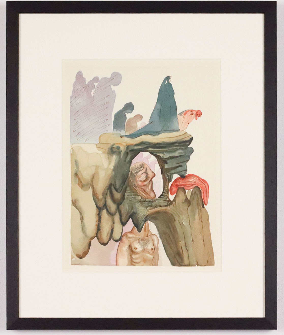 Salvador Dalí, The Dishonest (Inferno: Canto 22), 1960-64