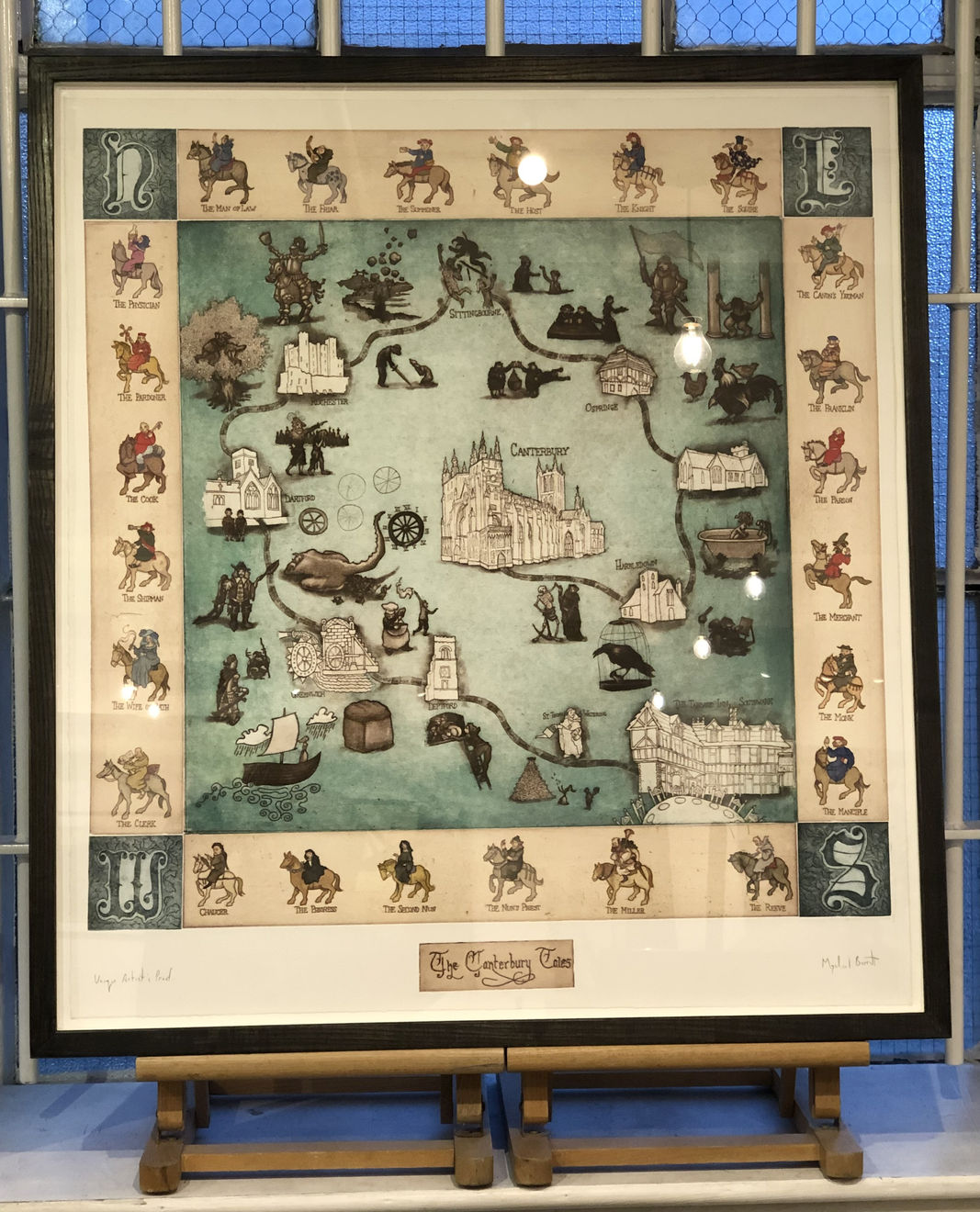 Christmas Auction 2021, LOT 11: Mychael Barratt - Canterbury Tales