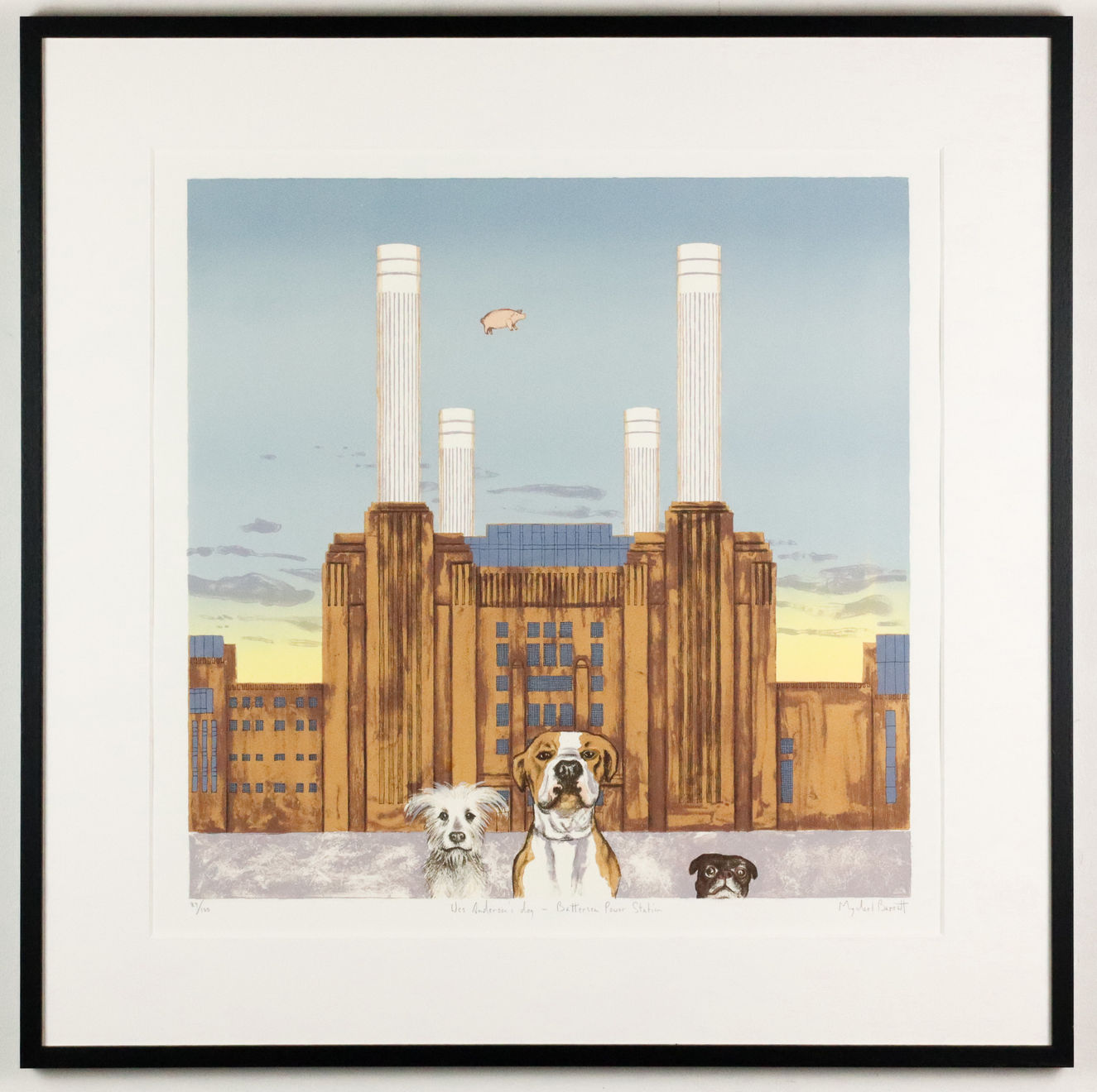 Mychael Barratt, Wes Anderson’s Dogs - Battersea Power Station, 2022