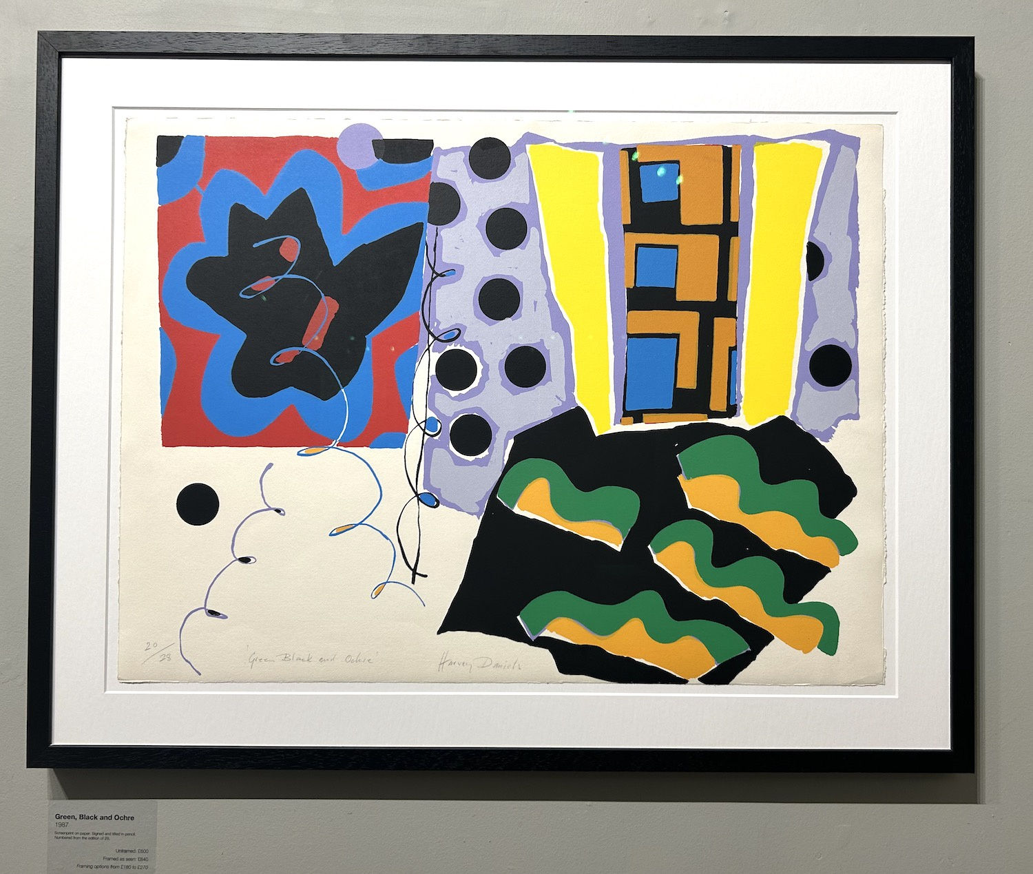 Harvey Daniels, Green, Black and Ochre