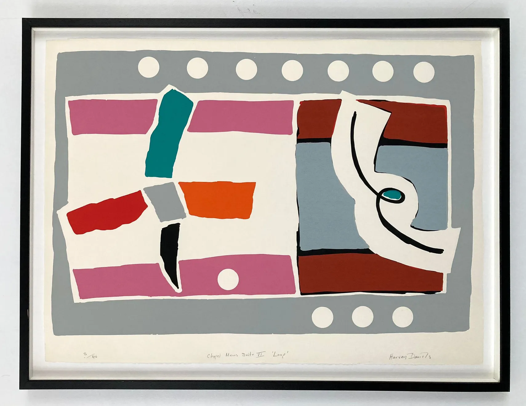 Summer Secret Bid Auction 2023, LOT 58: Harvey Daniels - Chapel Mews Suite VI ‘Loop’, 1987