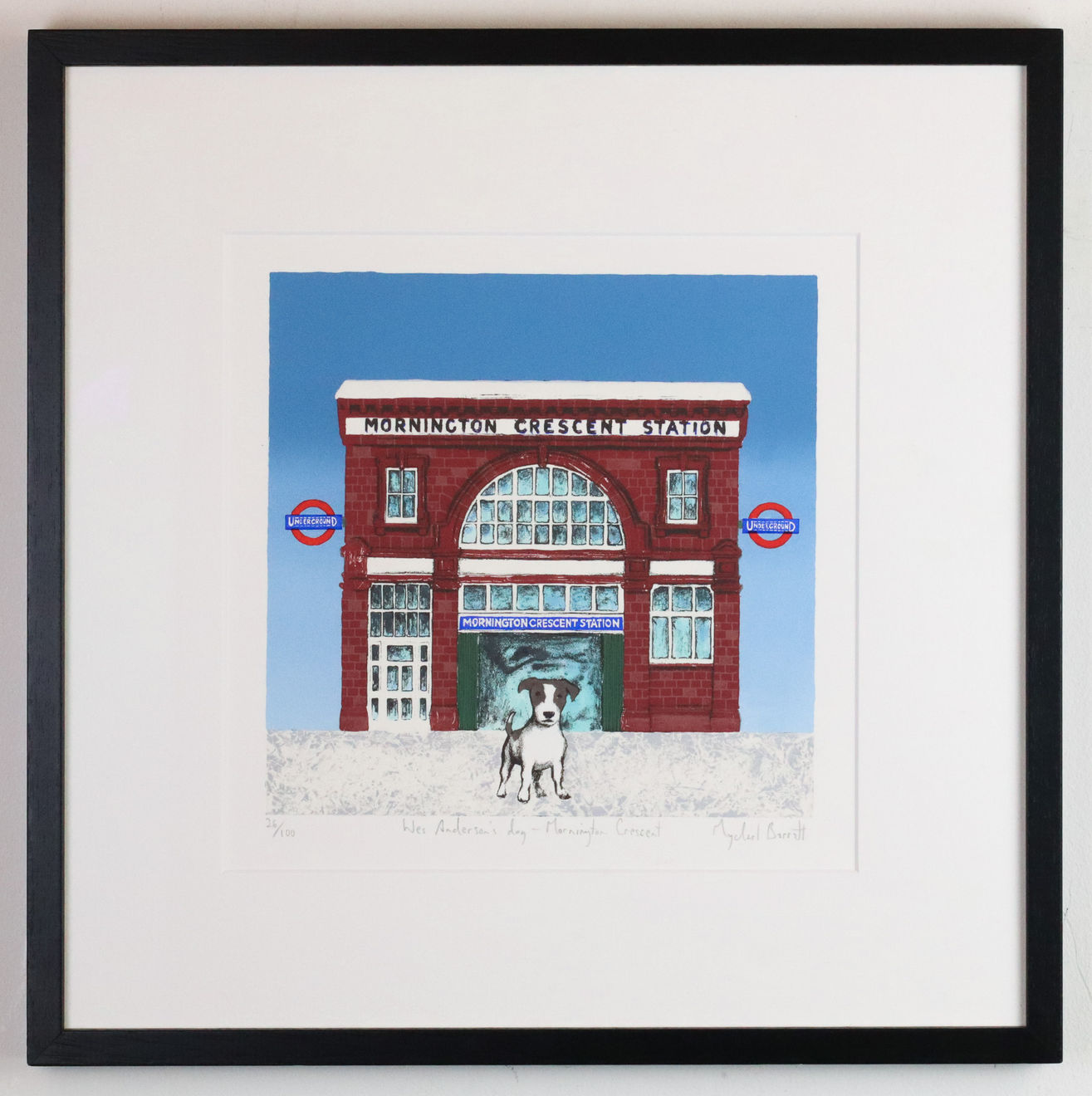 Mychael Barratt, Wes Anderson’s Dog - Mornington Crescent, 2023