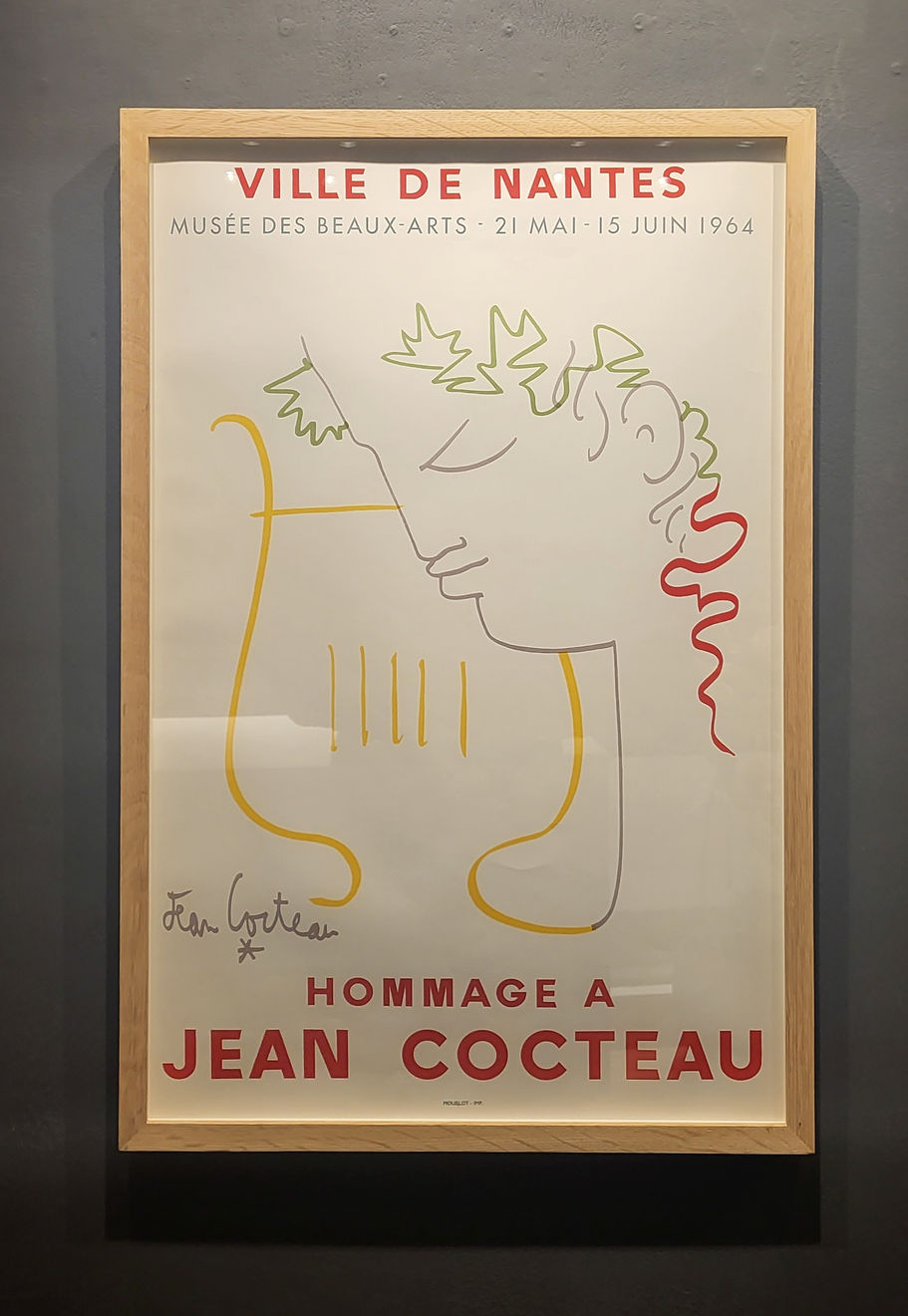 Jean Cocteau, Ville De Nantes - Hommage a Jean Cocteau, 1964