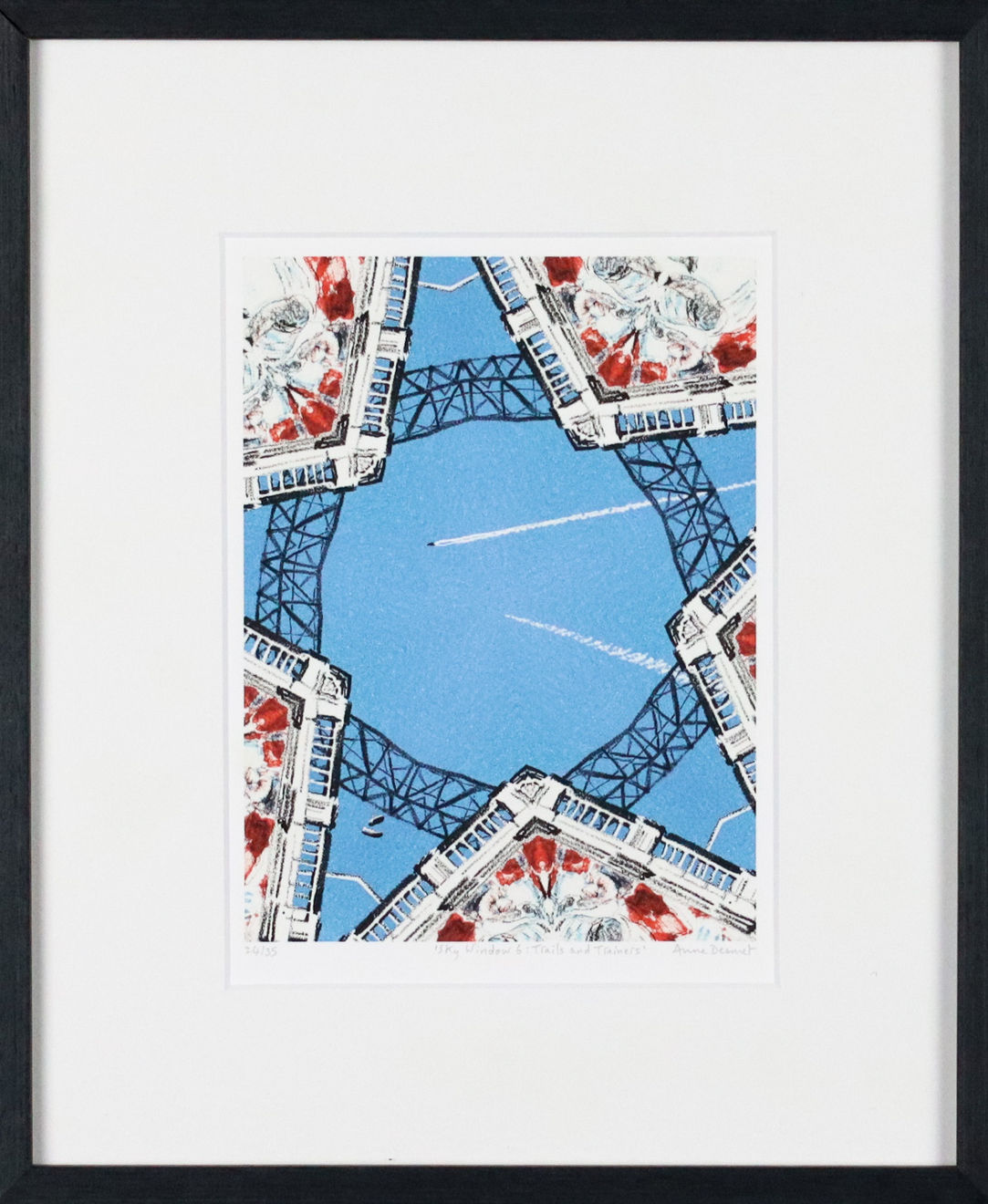 Anne Desmet, Sky Window 5: Airship, 2023