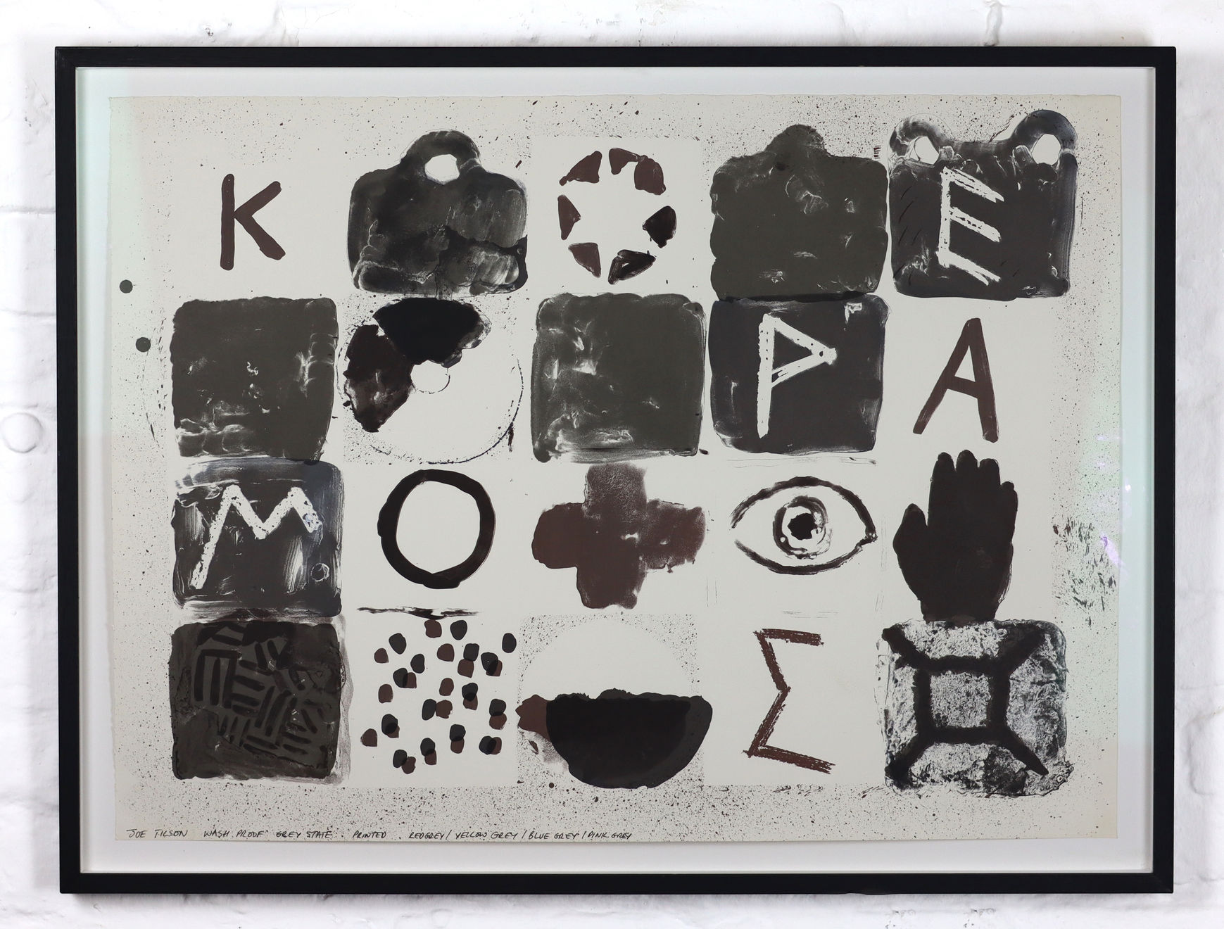 Joe Tilson, Keramos (Proof), 1989