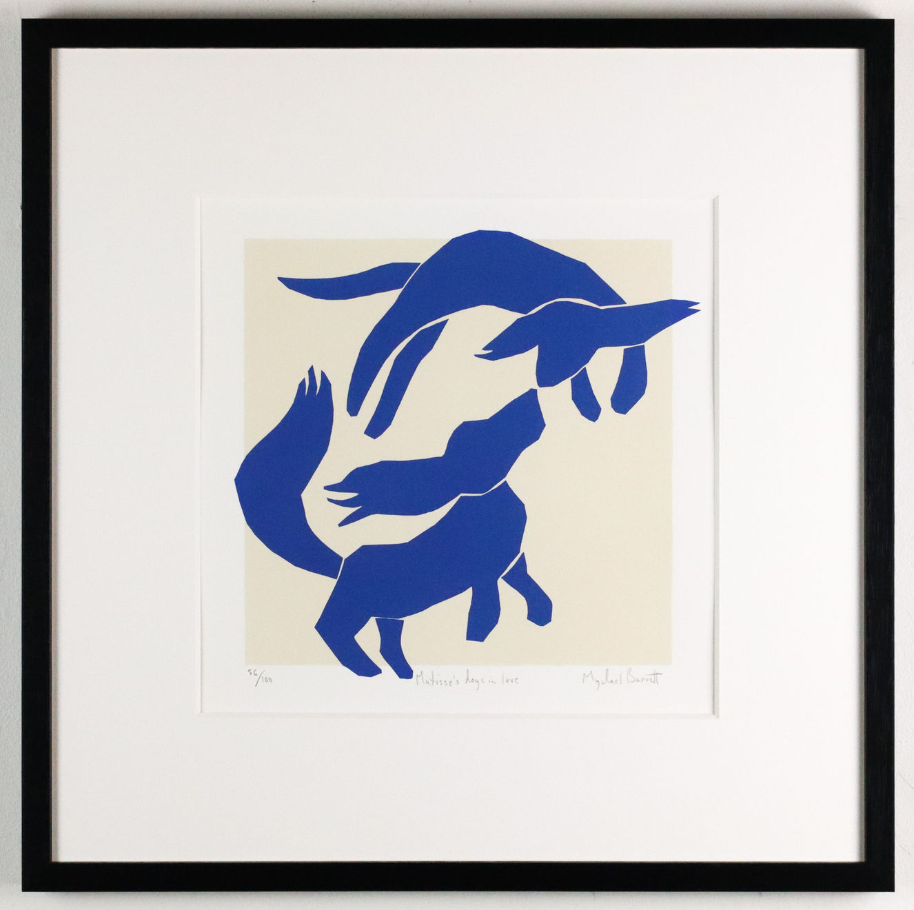 Mychael Barratt, Matisse’s Dogs in Love, 2024
