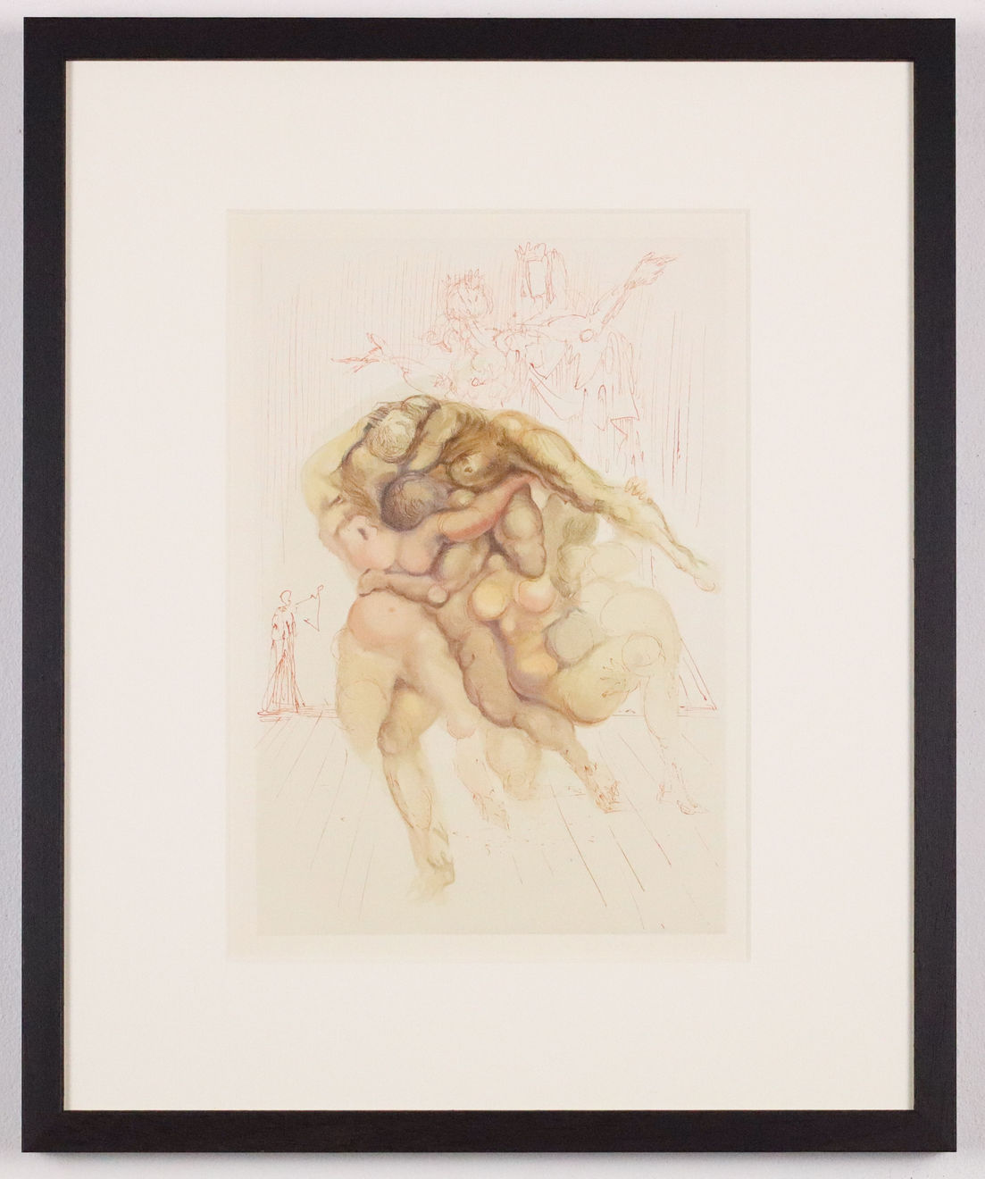 Salvador Dalí, Choleric People (Inferno: Canto 8), 1960-64