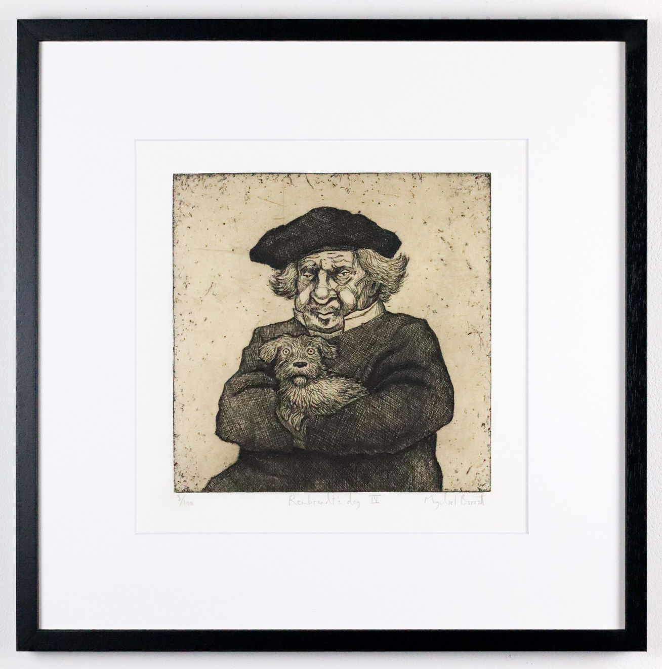 Mychael Barratt, Rembrandt’s Dog IV, 2025