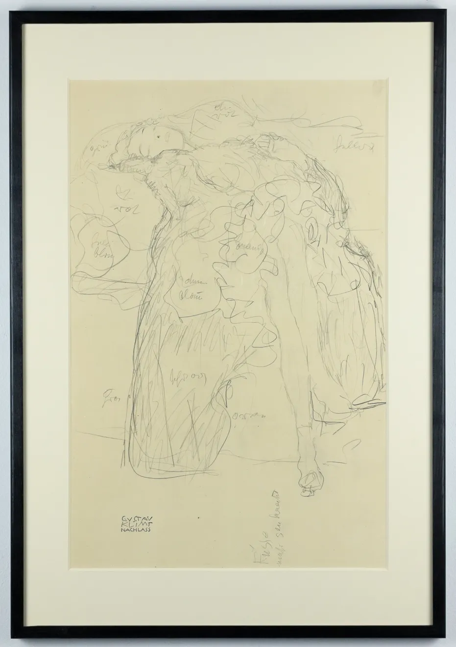 Gustav Klimt, Lady Reclining on a Lounge, 1964