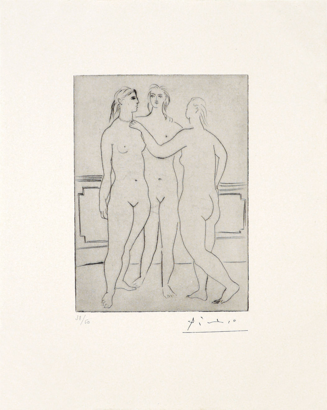 PABLO PICASSO, Le Collier (Bloch 58), 1923