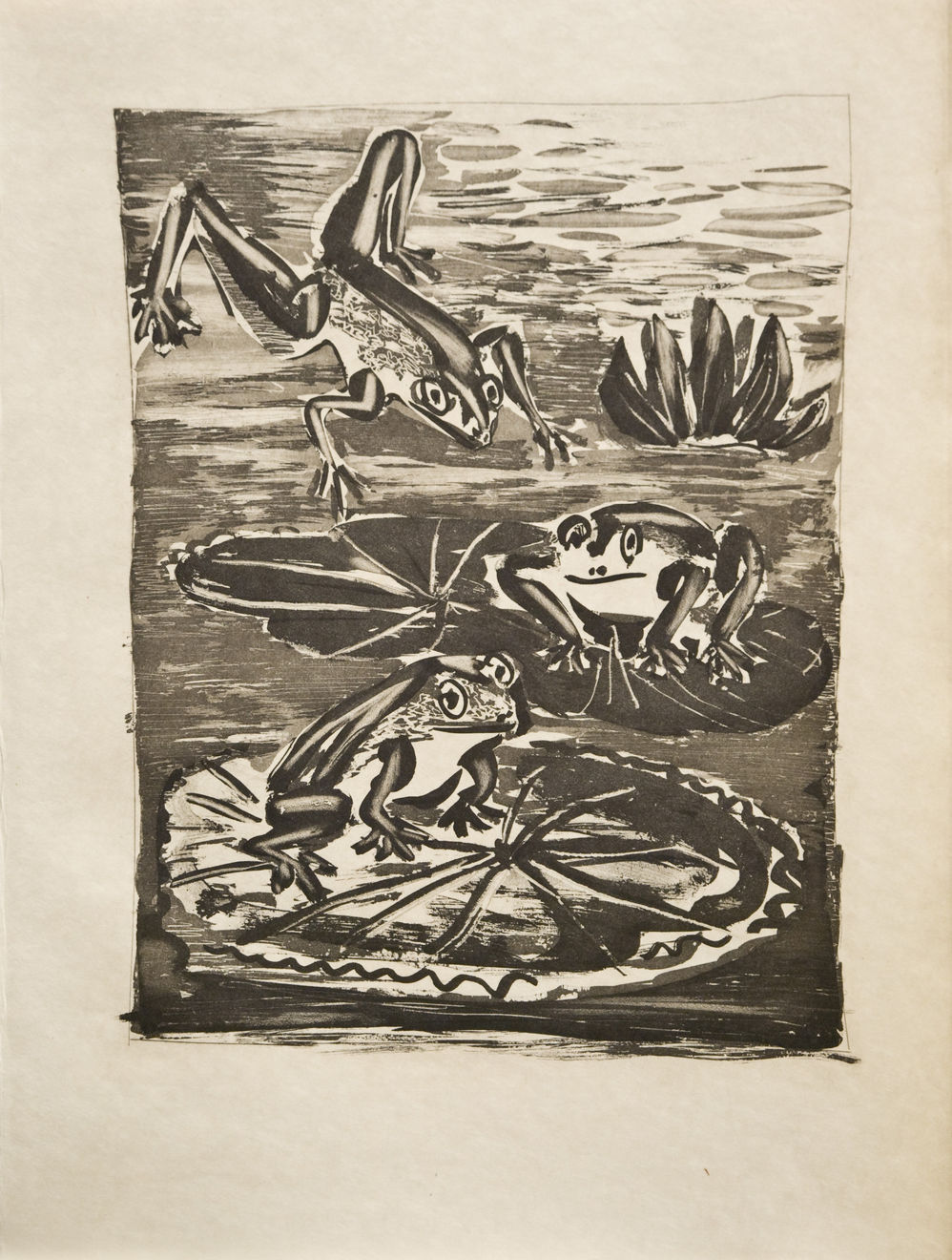 PABLO PICASSO, Les Grenouilles (The Frogs) (Bloch 357), 1936 (Paris)