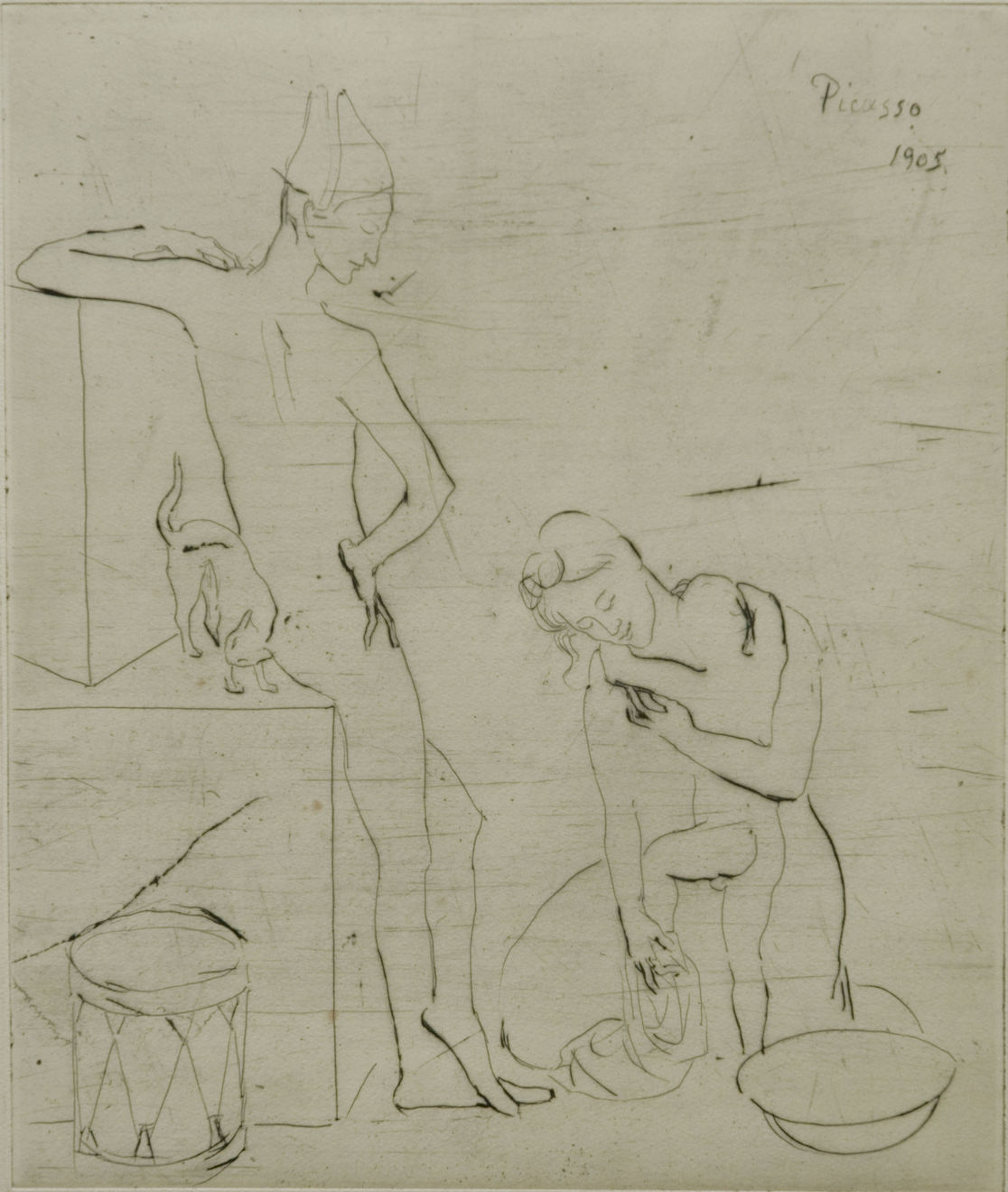 PABLO PICASSO, Le Bain (Bloch 12), 1905