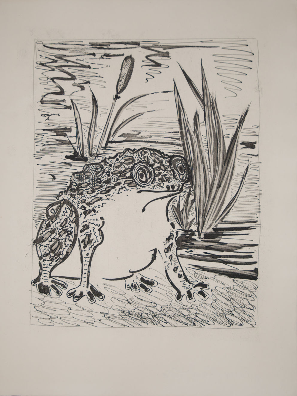 PABLO PICASSO, Le Crapaud (The Toad) (Bloch 356), 1936 (Paris)