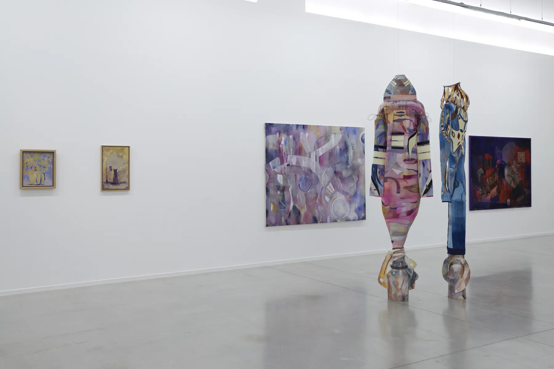 Exhibition view, L'esprit de l'atelier. 16 artists trained at the Beaux-Arts de Paris with Djamel Tatah, MO.CO. Panac&eacute;e, Montpellier, 2026....