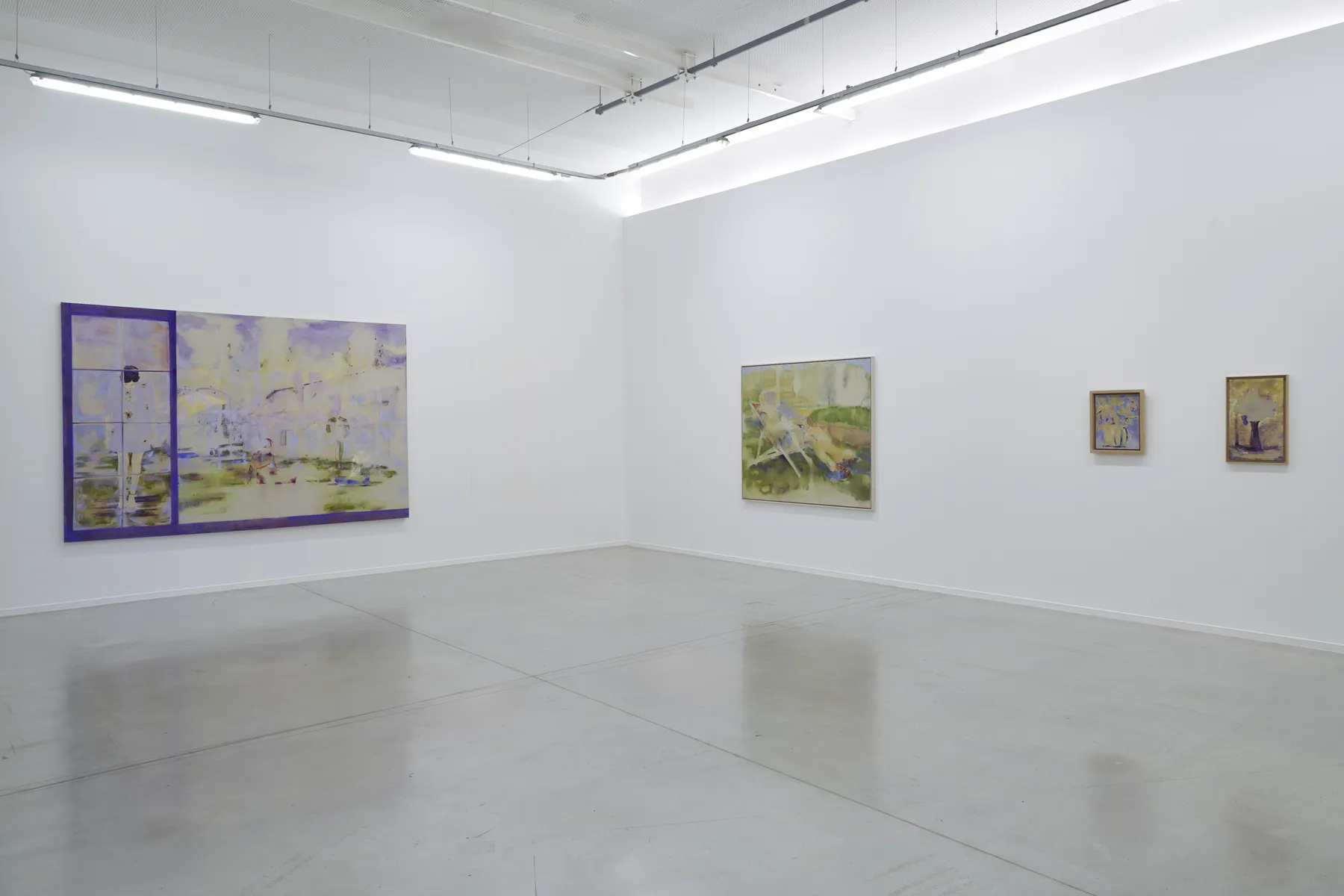 Exhibition view, L'esprit de l'atelier. 16 artists trained at the Beaux-Arts de Paris with Djamel Tatah, MO.CO. Panac&eacute;e, Montpellier, 2026....