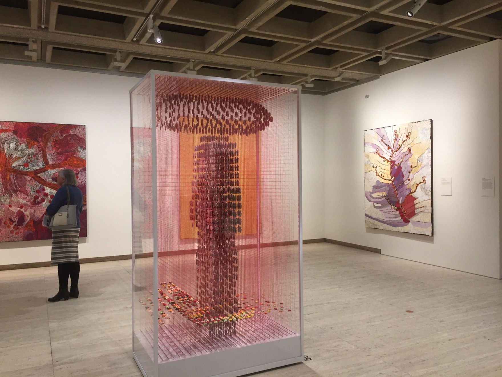 Installation image: Australian Warhead with Rising Tide of Human Rights Abuses' 2019, Art Gallery of New South Wales