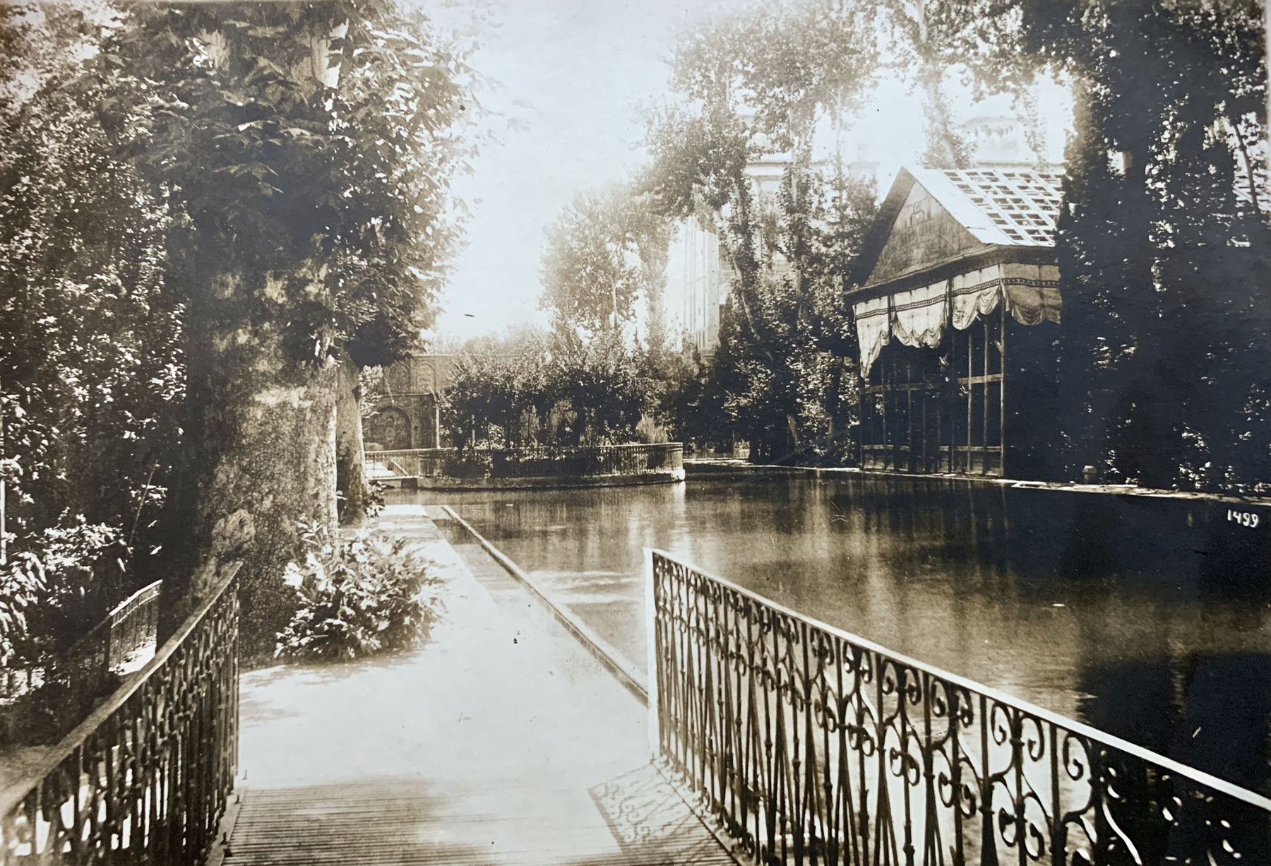Antoin Sevruguin, The Imperial palace gardens, Tehran, 1911
