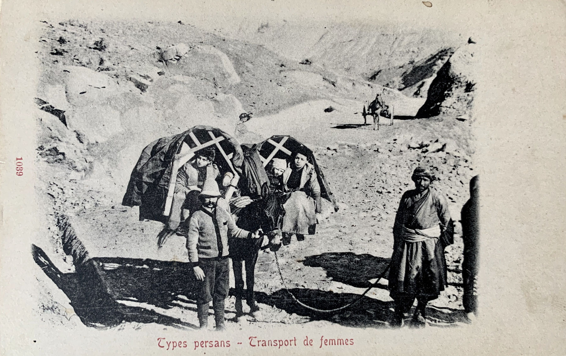 Dmitri Ivanovich Ermakov, Mullah-Ali, Gilan. Kedjeve two baskets mounted on horses for transport of women, Late 19th Century