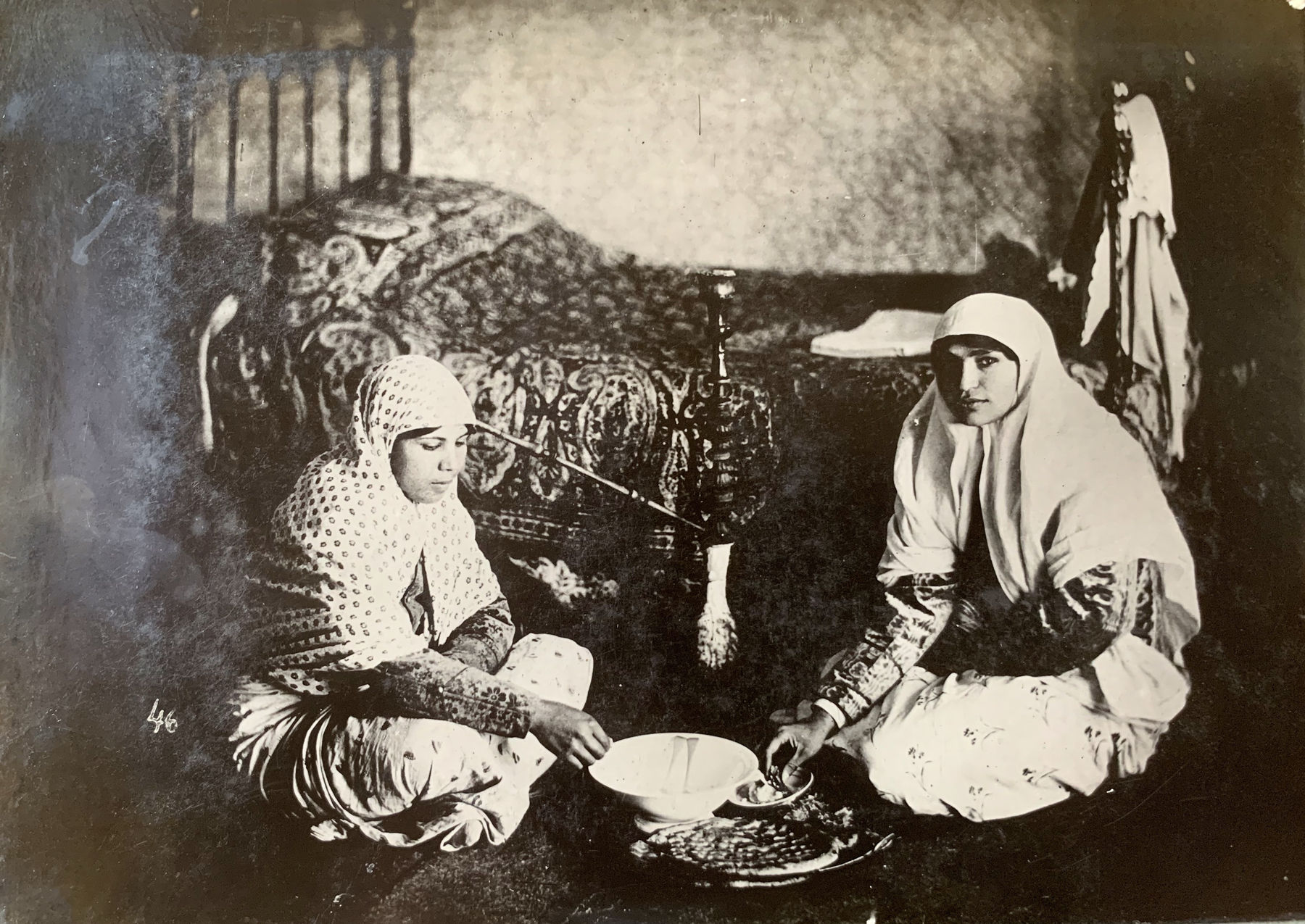 Antoin Sevruguin, Two Jewish women sharing food, Late 19th Century or early 20th Century