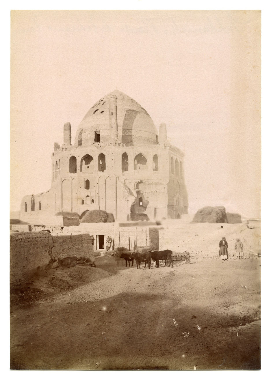 Antoin Sevruguin, The Dome of Soltaniyeh, Late 19th Century or early 20th Century