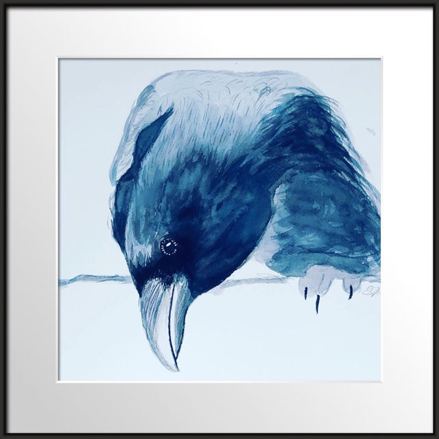 Shabs Beigh, Peeping Raven, 2020