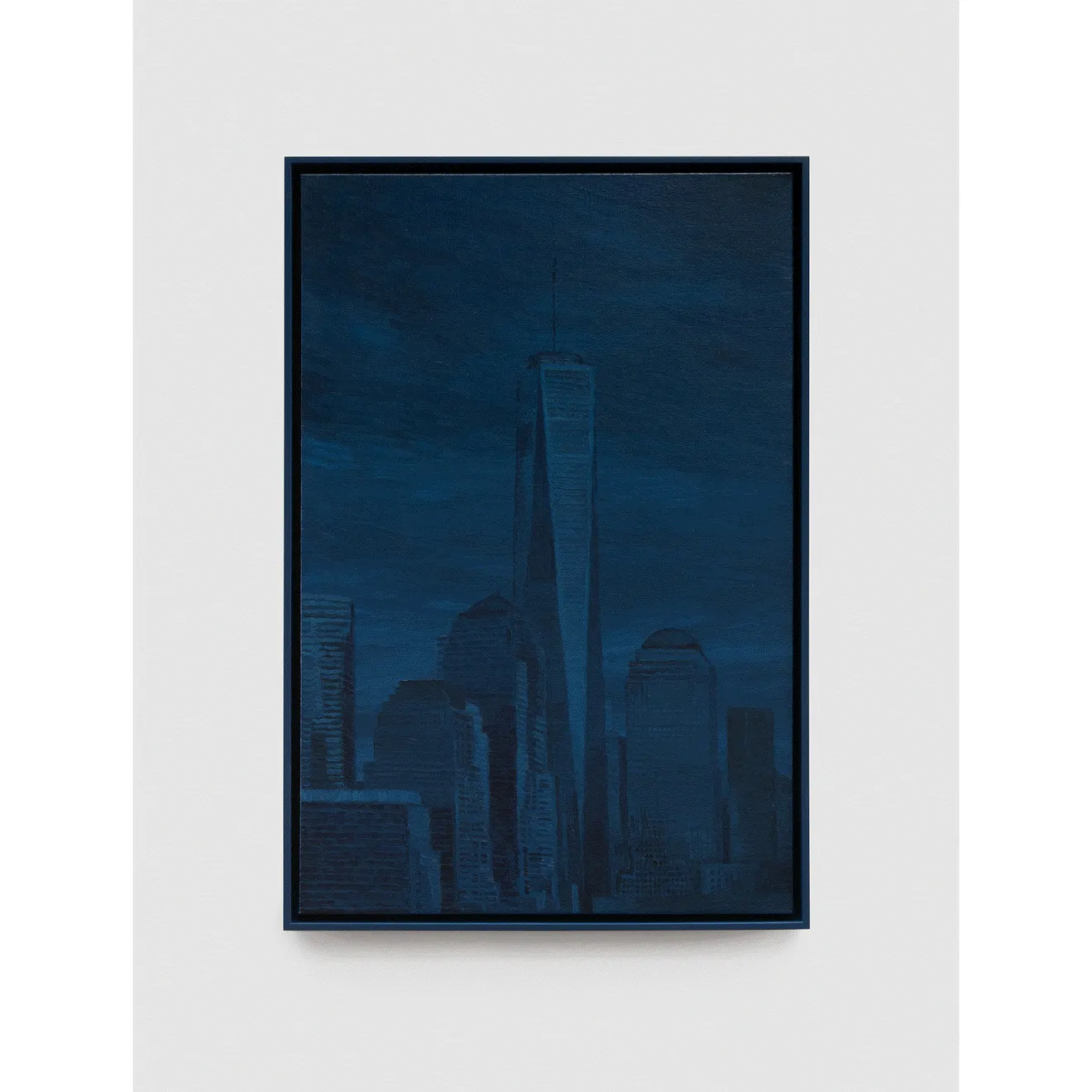 Cynthia Daignault Monochrome (One Trade Center), 2022 Oil on linen 30 x 20 inches