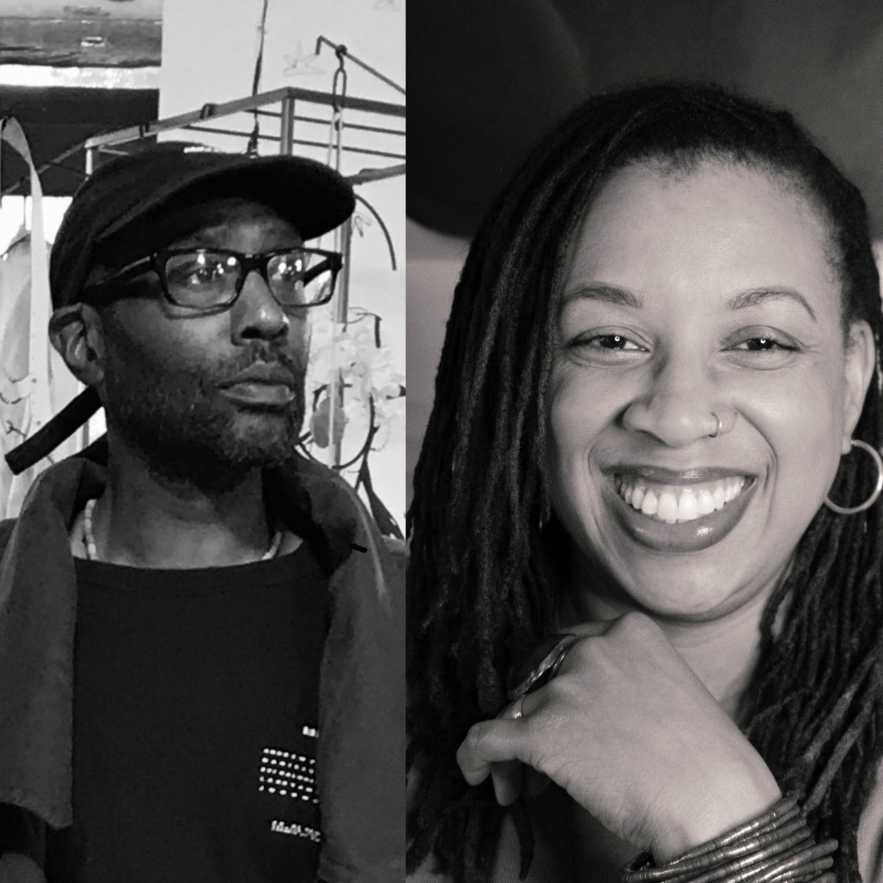 Andrew Pierre Hart (l) & Alexandria Smith (r)