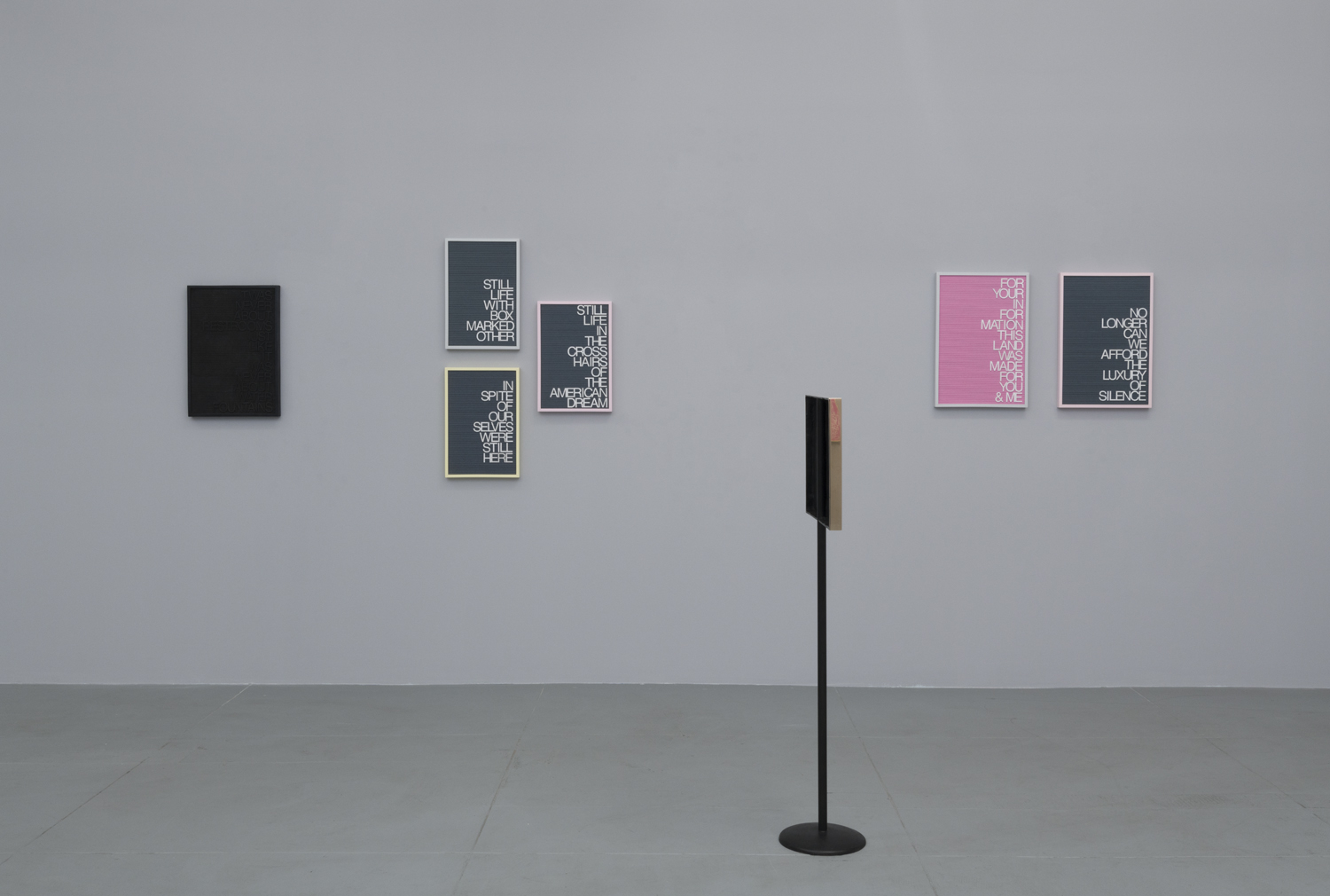 Installation view of "Absurdist Logic"