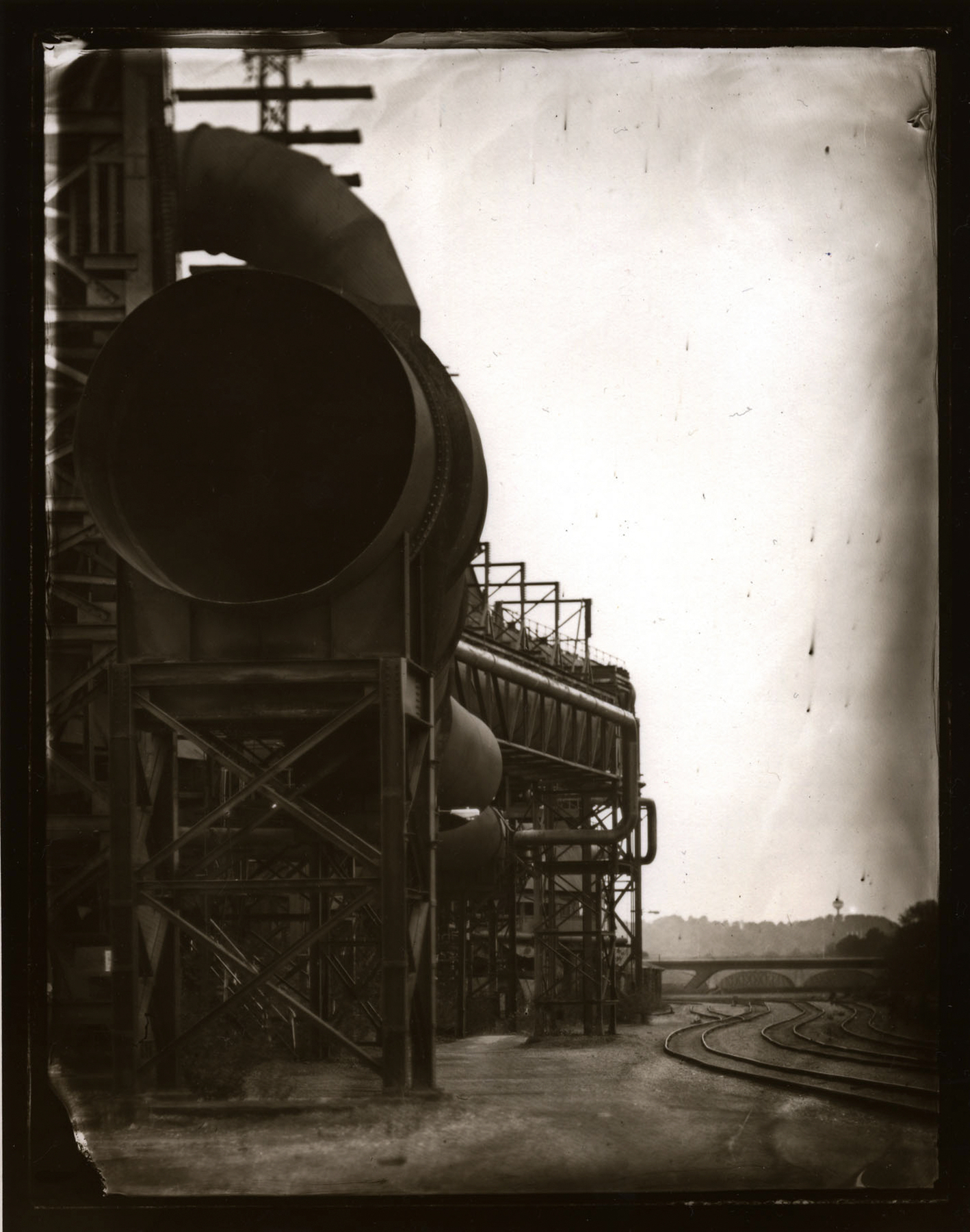 Bethlehem Steel #2, 2003 Toned gelatin silver print 63 x 49 inches