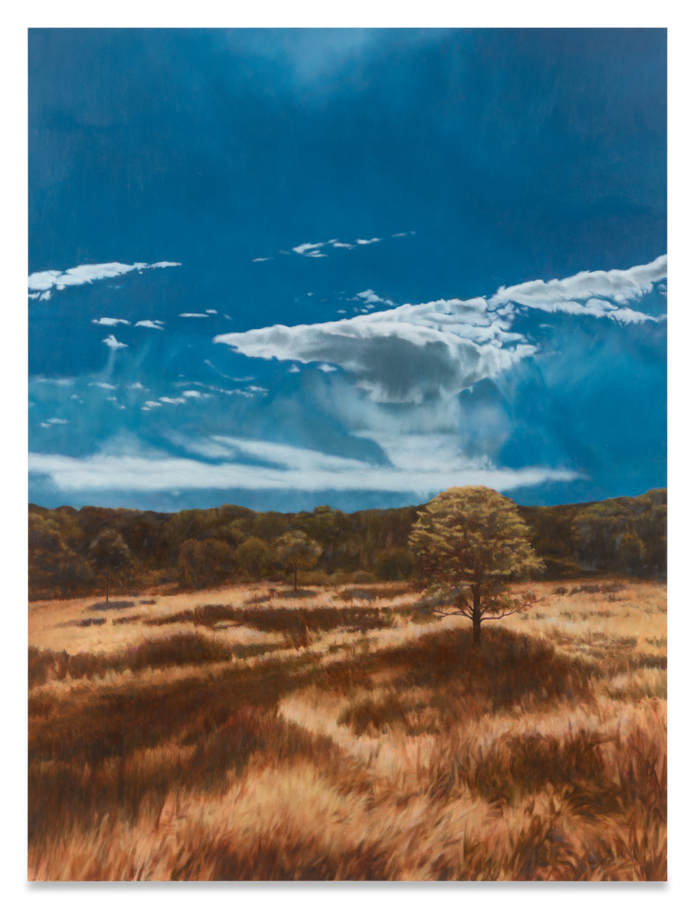 April Gornik,&amp;nbsp;Just Before the Eclipse, 2025, Oil on linen,

80 &amp;times; 60 inches.