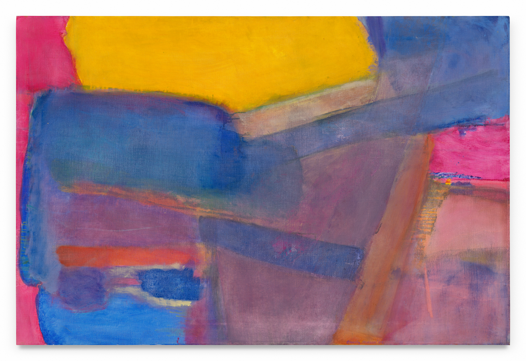 Winter&amp;#39;s End, 1974, Oil on canvas, 36 x 54 inches.