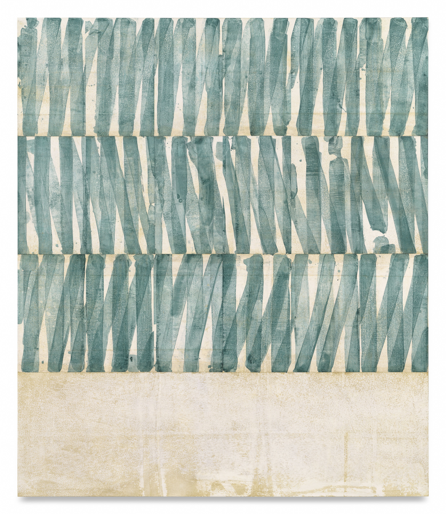 Untitled (4 Bands Blue Salt), 2025,