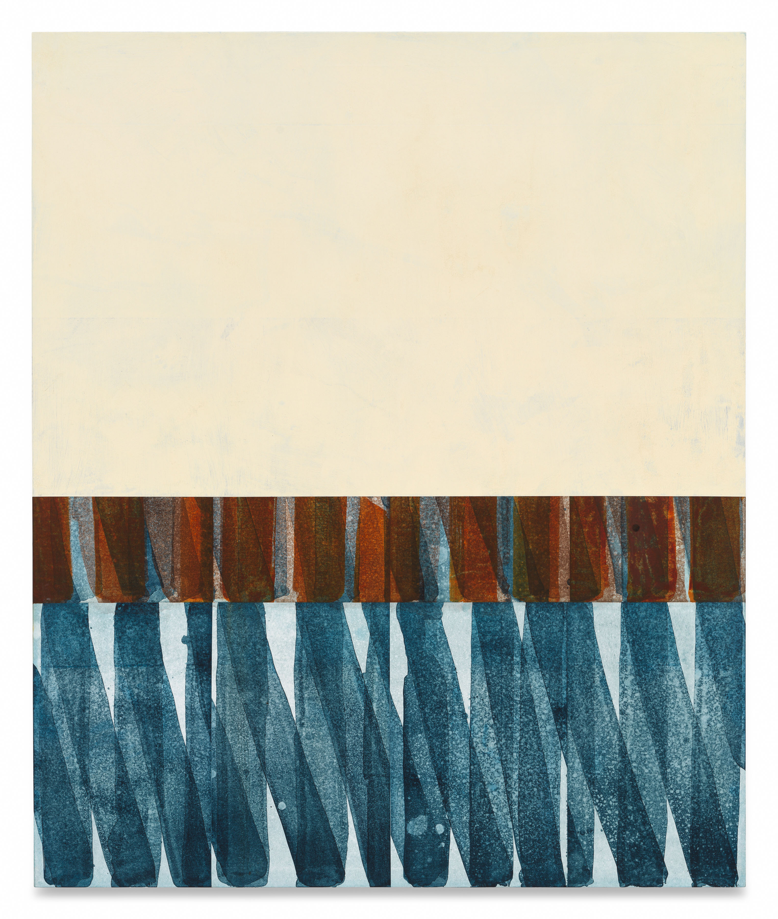 Untitled (3 Bands Oxide Blue), 2025,