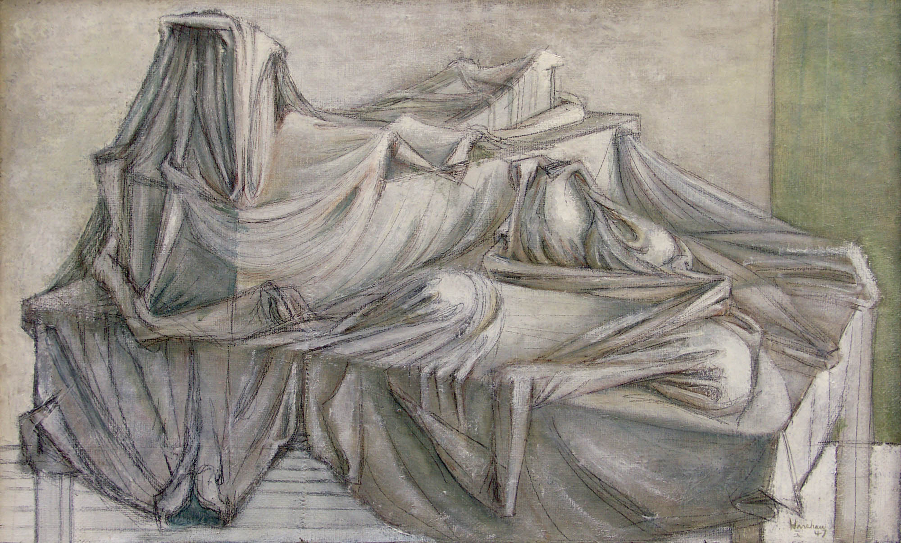 Howard Warshaw, Wrapped Objects, 1947