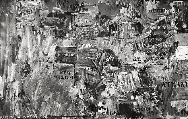 Map, 8x10 inch Silver Gelatin Print