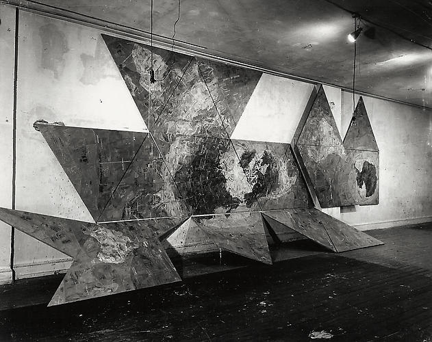 Map (Based on Buckminster Fuller's Dymaxion Airocean World), 8x10 inch Silver Gelatin Print
