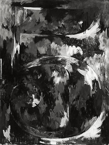 The Black Figures, Rudolph Burckhardt, 8x10 Silver Gelatin Print