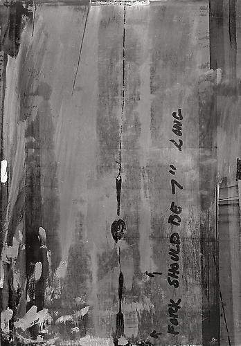 Screen Piece 2, Rudolph Burckhardt, 8x10 inch Silver Gelatin Print